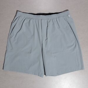Lululemon Bowline Short 8" Ripstop Men's XL Gray Drawstring Performance Stretch